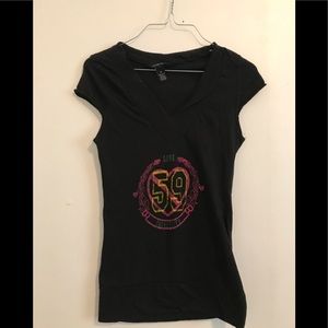 Black V Neck Shirt